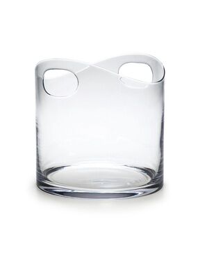 Tiffany & Co. modernist lead crystal ice bucket